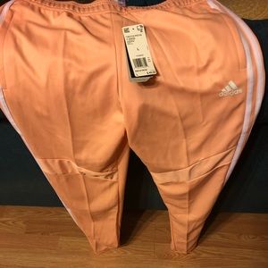 Pink adidas jogging pants